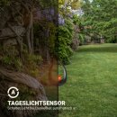 Solar-Laterne Metall 16 x 7 x 93cm 3 Designs - Oval