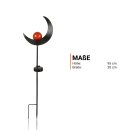 Solar-Laterne Metall 16 x 7 x 93cm 3 Designs - Halbmond