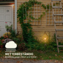 Solar-Laterne Metall 16 x 7 x 93cm 3 Designs - Tropfen