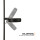 Solar-Laterne Metall 16 x 7 x 93cm 3 Designs - Tropfen
