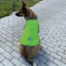 Sicherheitsweste Hunde - Grün S (35cm)