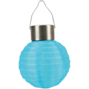 Solar LED Lampions Dia ( 4er - 8er Pack ) 10 x 12cm 4 Farben Blau 4er Pack
