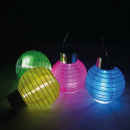 Solar LED Lampions Dia ( 4er - 8er Pack ) 10 x 12cm 4 Farben Mix 8er Pack