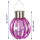 Solar LED Kugel-Lampe ( Lampion ) zum Aufhängen 14,5 x 10cm "Fuchsia" - 2er Pack