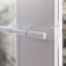 Spannvitrage Klemmstange "Twist"  Weiß 40-60 cm