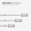 Spannvitrage Klemmstange "Twist"  Weiß 40-60 cm