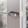 Spannvitrage Klemmstange "Twist"  Silber 40-60 cm