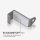 Spannvitrage Klemmstange "Twist"  Silber 40-60 cm
