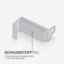 Spannvitrage Klemmstange "Twist"  Weiß 60-90 cm