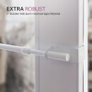 Spannvitrage Klemmstange "Twist"  Weiß 60-90 cm