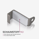 Spannvitrage Klemmstange "Twist"  Silber 60-90 cm