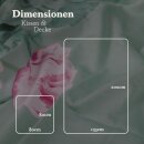 Bettwäsche-Set 2-teilig Satin-Baumwolle 135x200/80x80cm