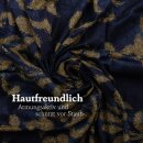 Bettwäsche-Set 2-teilig Satin-Baumwolle 135x200/80x80cm Ornament Anthrazit / Orange