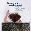 Bettwäsche-Set 2-teilig Satin-Baumwolle 135x200/80x80cm Ornament Anthrazit / Orange