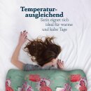 Bettwäsche-Set 2-teilig Satin-Baumwolle 135x200/80x80cm Frühjahresblumen Grün