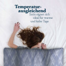 Bettwäsche Satin 80x80+135x200 Raute Blau