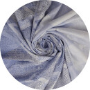 Bettwäsche Satin 80x80+135x200 Raute Blau