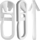 Gardinenaufhängzubehör 50 Stück Klick-Gleiter (Kunststoffschienen)