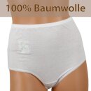 Damen Baumwoll Hüftslip 5er Pack bestickt M / 40-42 Blumen - Stickerei