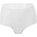 Damen Baumwoll Hüftslip 5er Pack bestickt M / 40-42 Blumen - Stickerei