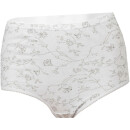 Damen Baumwoll Hüftslip 5er Pack bedruckt L / 44-46 Blumen - Print