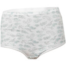 Damen Baumwoll Hüftslip 5er Pack bedruckt L / 44-46 Blumen - Print