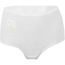 Damen Baumwoll Hüftslip 5er Pack bestickt L / 44-46 Blumen - Stickerei