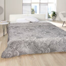 Tagesdecke XXL (220x240cm) mit wattierter Zwischenlage Paisley