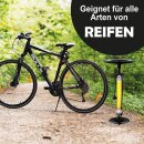 Standpumpe für alle Ventilarten - Schwarz