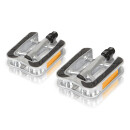 City-Trekking Pedale (9cm x 7,5cm) - Silber