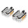 City-Trekking Pedale (9cm x 7,5cm) - Silber