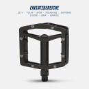 Fahrradpedalen mit integrierten Reflektoren 9,5cm x 9,5cm - MTB "sw"