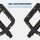 Fahrrad Pedalen 9,5cm x 9,5cm - MTB (Schwarz)