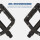 Fahrradpedalen mit integrierten Reflektoren 9,5cm x 9,5cm - MTB "sw"