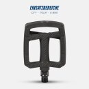 Fahrradpedalen mit integrierten Reflektoren 9cm x 8cm - City "sw"