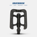 Fahrrad Pedalen 9cm x 7,5cm - Trekking (Schwarz)
