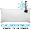 Kopfkissen mit Kühlbezug 40x80cm