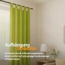 Dekoschal Ellen Schlaufen, 140x145cm - grün