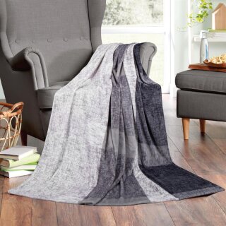 Kuscheldecke 150x200cm - Flanell - Cross Check