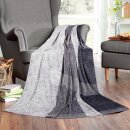 Kuscheldecke 150x200cm - Flanell - Cross Check