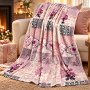 Kuscheldecke 150x200cm - Flanell - Mandarino