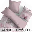 Bettwäsche-Set 2-teilig "Renforce" 135x200/80x80cm Mandarino