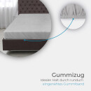 Spannbettlaken Cashmere Touch 140-160 x 200cm Silber