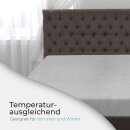 Spannbettlaken Cashmere Touch - 140-160x200cm (Silber)