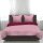 Wende-Bettwäsche 2-teilig "Cashmere Touch" 135x200/80x80cm Rose/Beere