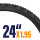 Fahrradmantel 24x1.95 Zoll 50-507 - 1 Stück