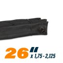 Fahrradschlauch "2er Pack" 26 Zoll (AV) 26x1,75 - 2,125 (40/57 - 559) - pannensicher