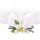 Stumpenkerzen Ø4xH6cm 6er-Pack