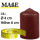 Stumpenkerzen Ø4cm x 6cm - 6er Pack - Braun