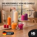 Stumpenkerzen Ø4xH6cm 6er-Pack Schwarz